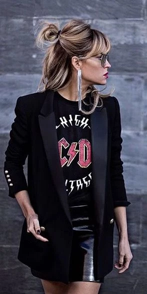 grunge aesthetic street style look