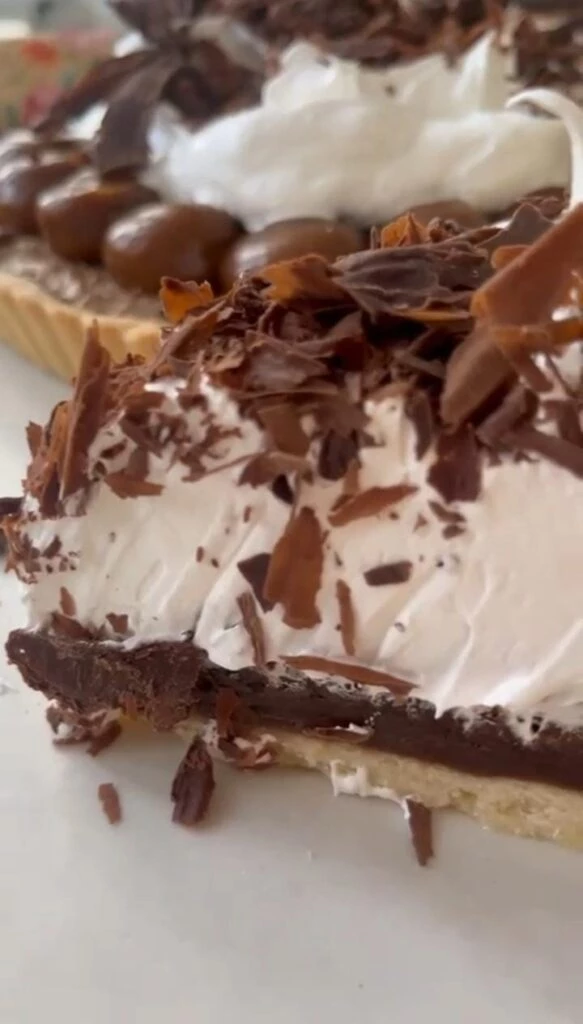 receta de tarta brownie con dulce de leche y merengue