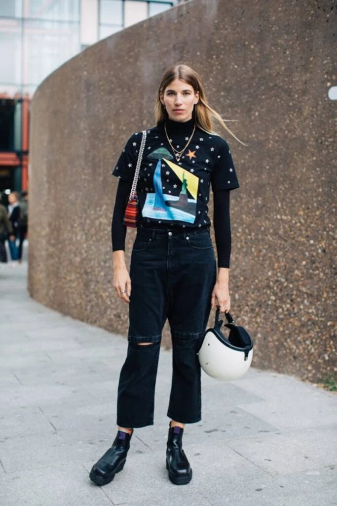 space aesthetic street style look