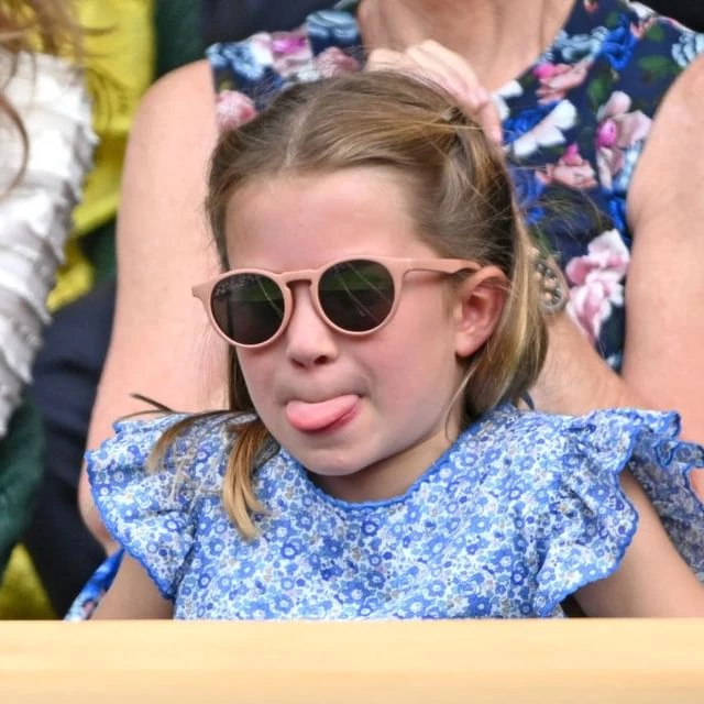 princesa charlotte en wimbledon