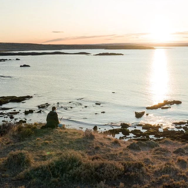 Juana Viale en Caleta Patón