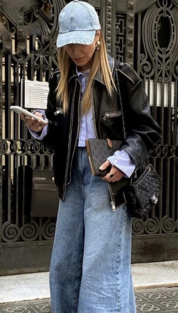 5 looks con jeans para empezar la semana. Foto: Pinterest.