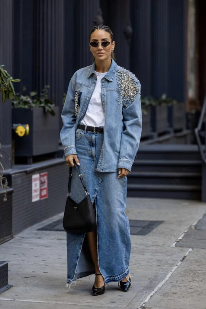 5 looks con jeans para empezar la semana. Foto: Pinterest.