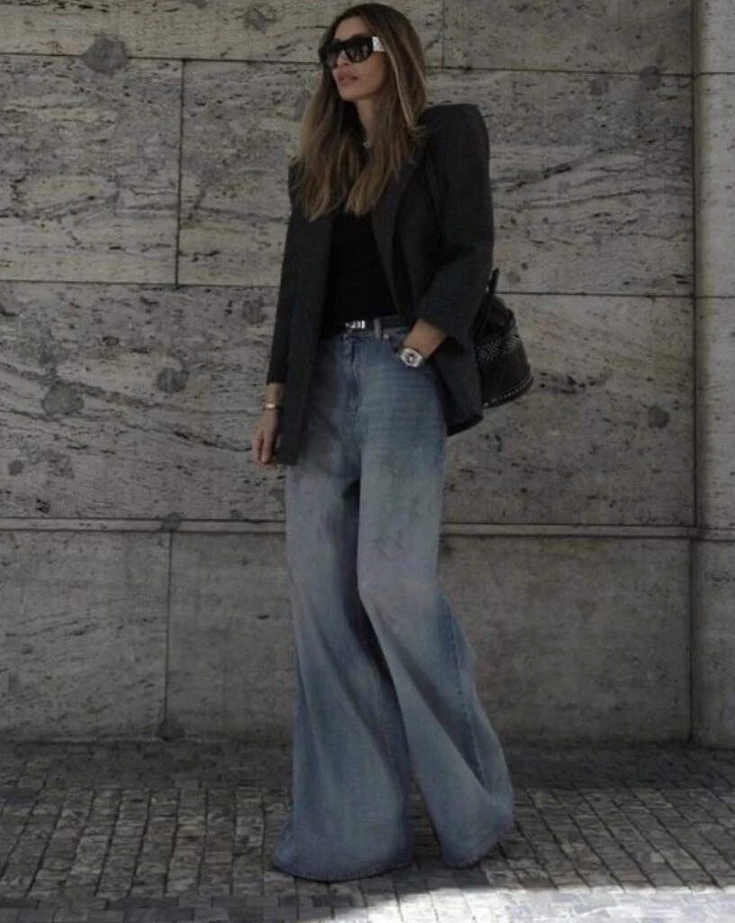 5 looks con jeans para empezar la semana. Foto: Pinterest.