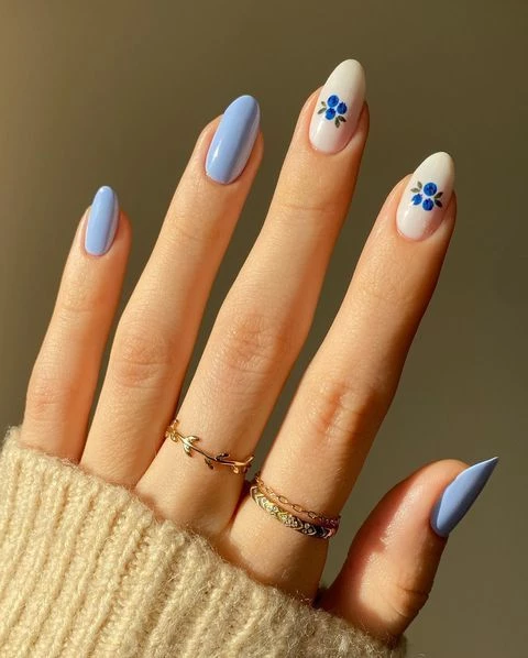 blueberry milk nails manicura viral tik tok tendencia verano