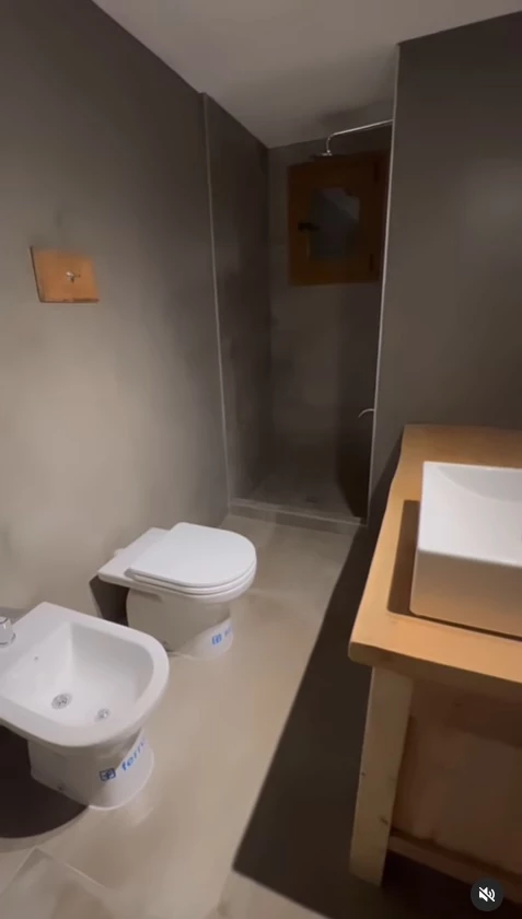 Agustina Cherri compartió la remodelación de su baño