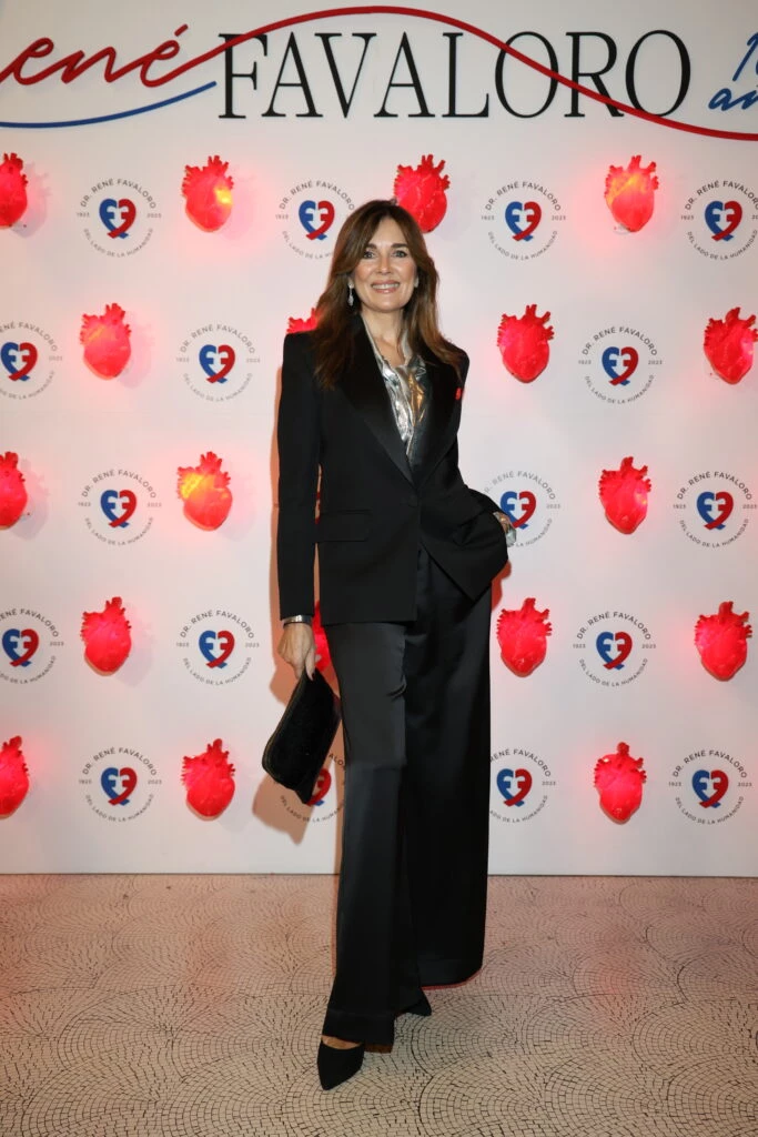 Andrea Frigerio en la gala por los 100 años de René Favaloro en el Teatro Colón