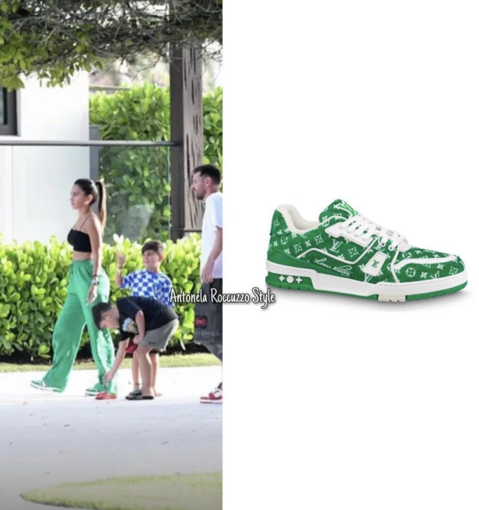 Antonela Roccuzzo apostó por el color más trendy del 2023. Foto: Instagram.