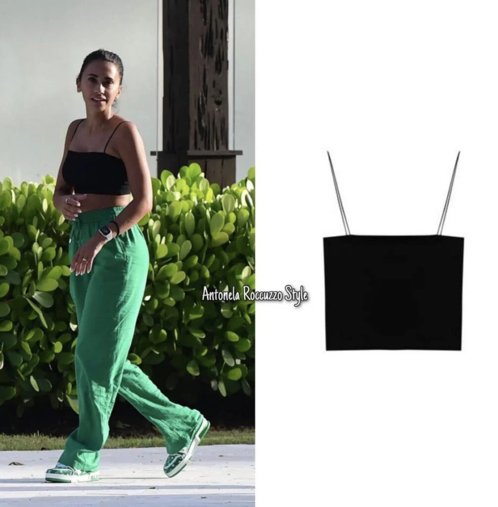 Antonela Roccuzzo apostó por el color más trendy del 2023. Foto: Instagram.