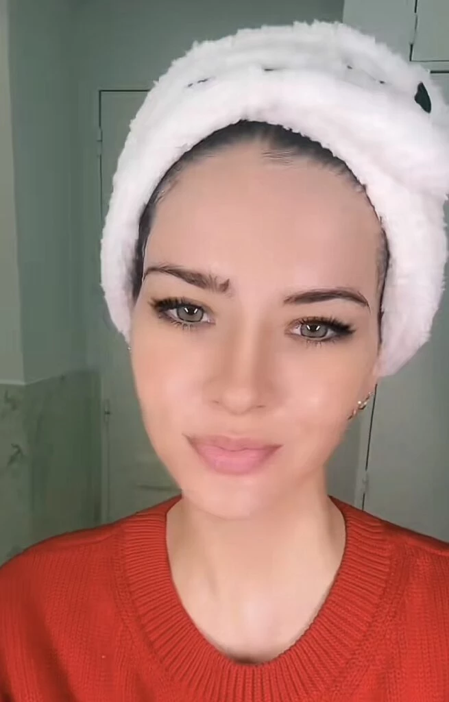 Así es la rutina beauty de la China Suárez. Foto: TikTok.
