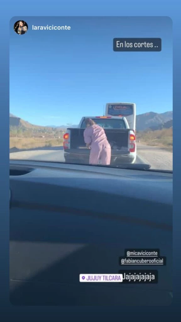 Así son las vacaciones de Fabián Cubero y Mica Viciconte en el Noroeste argentino junto, a Indiana y a Luca