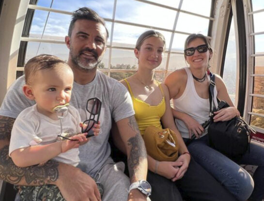 Fabián Cubero, Mica Viciconte y sus hijos disfrutan de un hermoso viaje a Salta