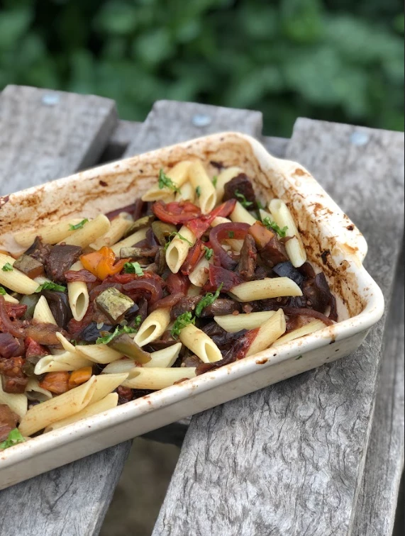 Fideos con vegetales