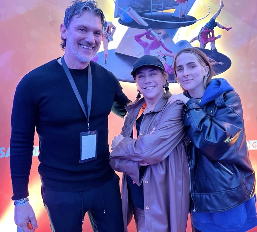 Ámbar de Benedictis fue a ver el Cirque du Soleil con su abuela, Marcela Tinayre