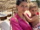 Zaira Nara en Ibiza con sus hijos, Malaika y Viggo