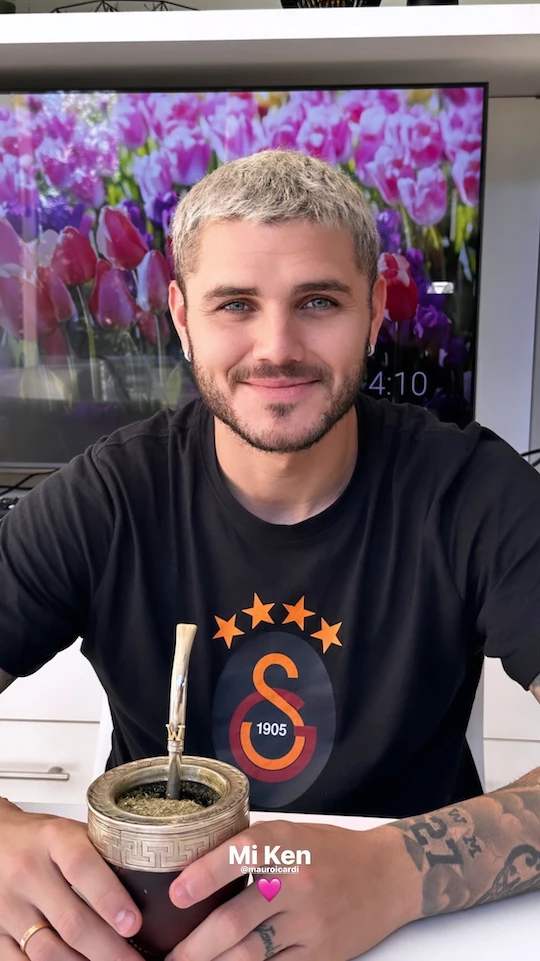 Mauro Icardi, en una foto que subió Wanda: "Mi Ken", escribió.