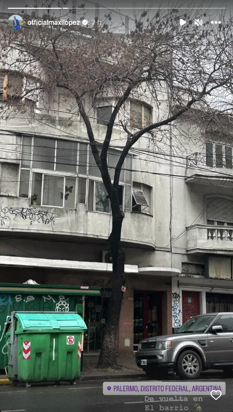 Maxi Lopez volvió a vivir en Palermo
