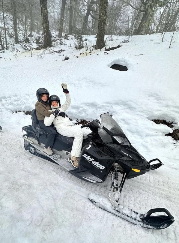 Gisele Bundchen en Bariloche con su hermana, su hija y su sobrina