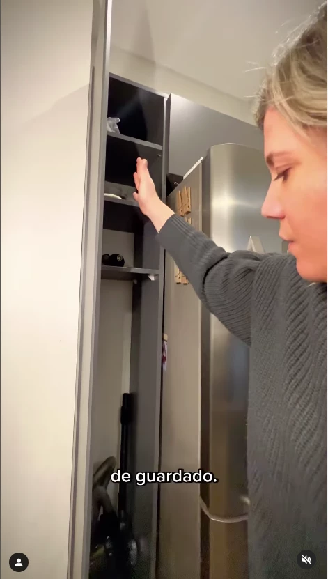 Dominique Metzger mostró su cocina refaccionada.