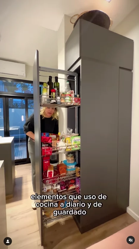 Dominique Metzger mostró su cocina refaccionada.