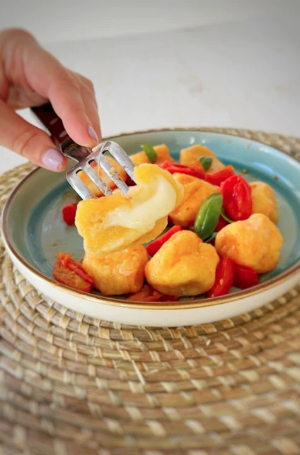 Ñoquis de calabaza rellenos