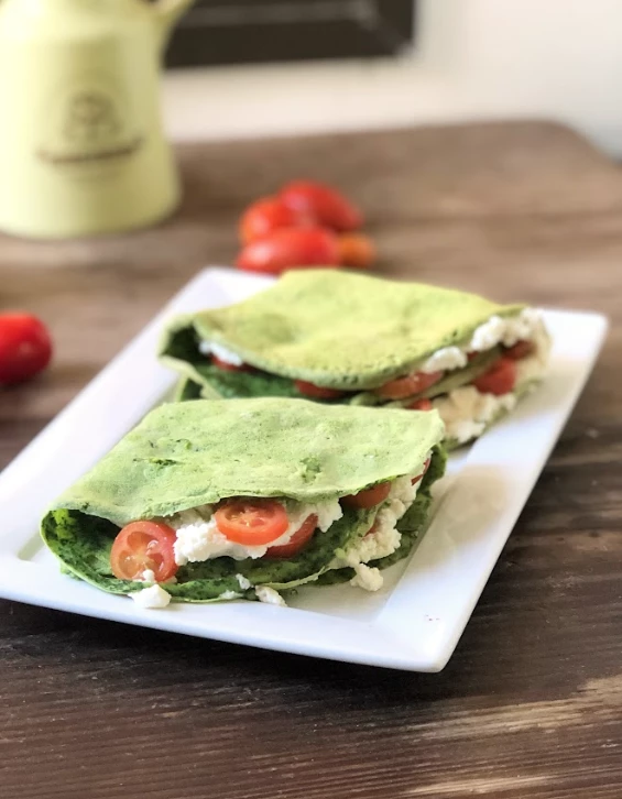 Crepes de espinacas