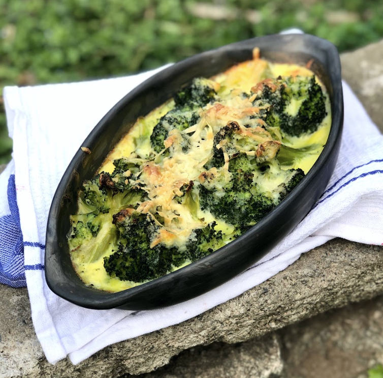 Brócoli al gratén