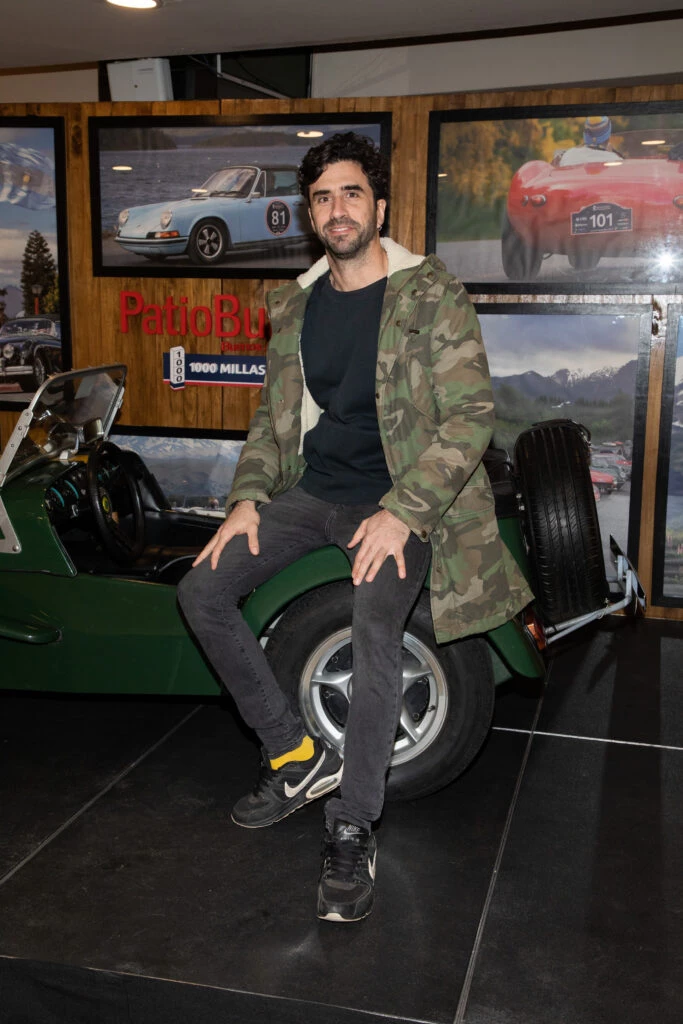 Cochito López en el evento de Patio Bullrich junto a 1000 Millas Sport