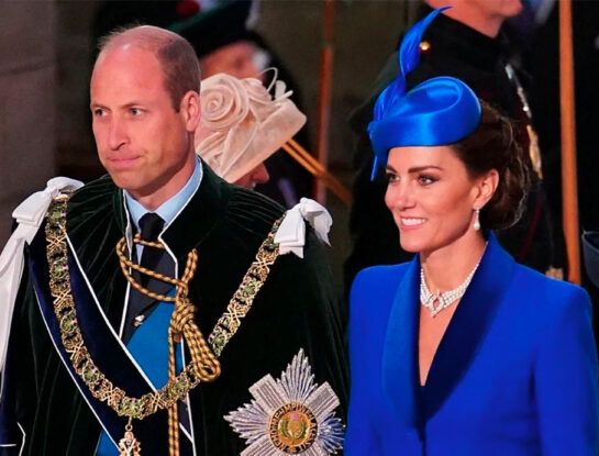 Kate Middleton elige el color azul y vuelve a ser protagonista en la segunda coronación del rey Carlos III