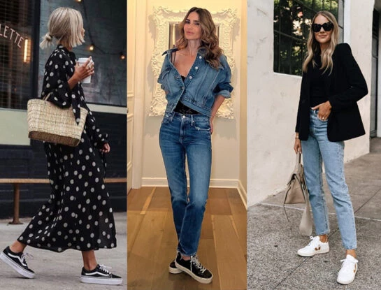 Looks cancheros con zapatillas al estilo María Vazquez