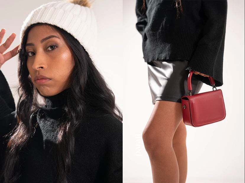 cómo usar una pollera de cuero