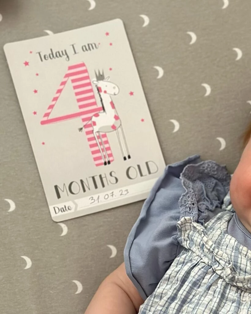 Daniela Christiansson mostró la celebración del cumple mes de su hija Elle