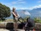 Daniela Christiansson y su beba viajaron a Suiza