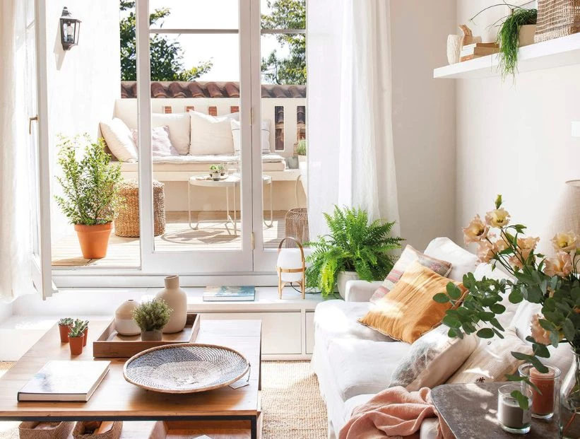 Las mejores ideas para decorar un living chico con plantas