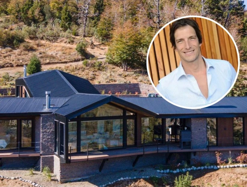 Así es la casa de Iván de Pineda en Bariloche