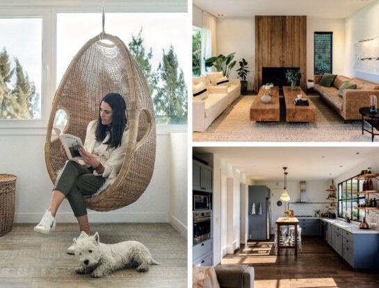 Recorré la casa de tus sueños con mix blanco + negro + madera