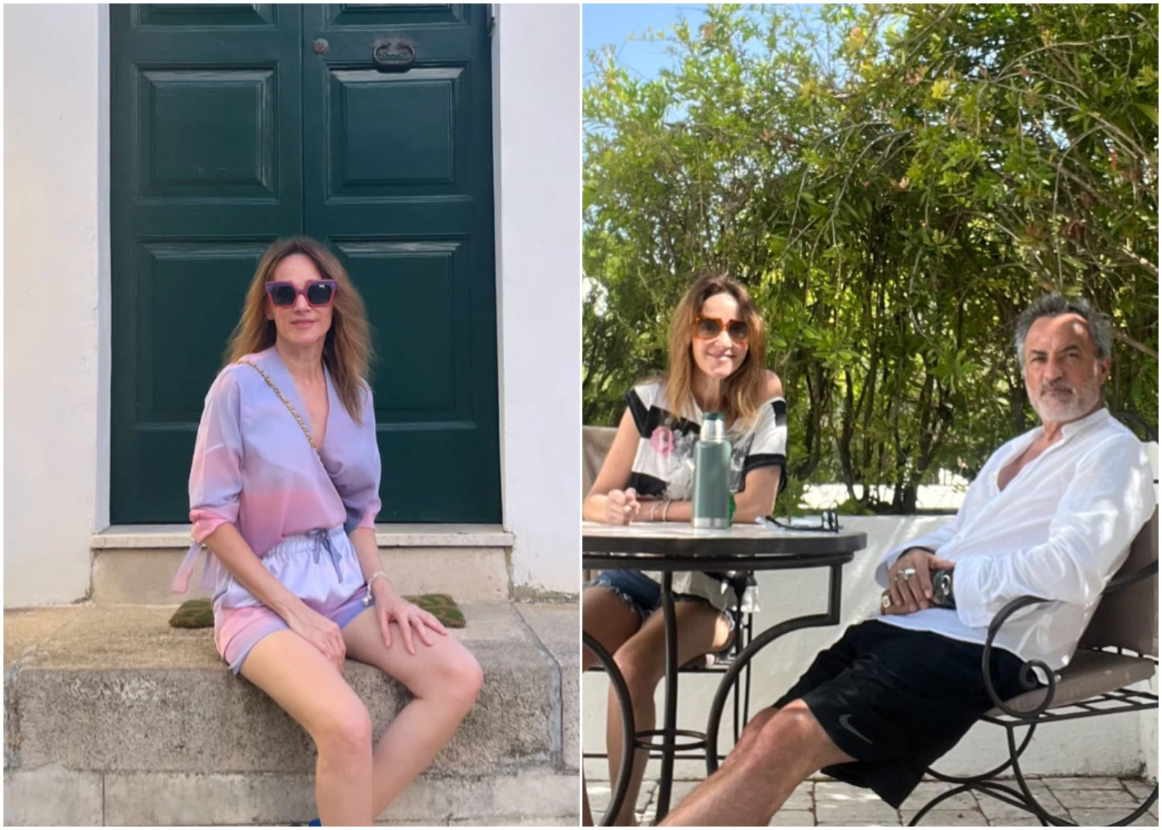 El álbum de fotos de las vacaciones de Vero Lozano y su familia en Italia