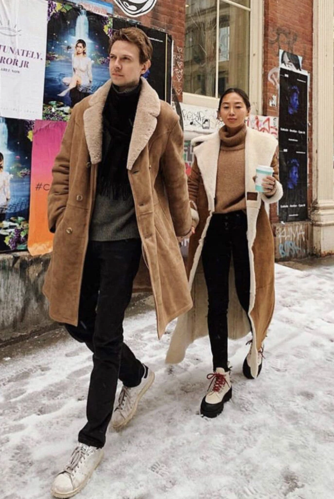 El gamulan es el tapado más trendy de este invierno 2023. Foto: Pinterest.