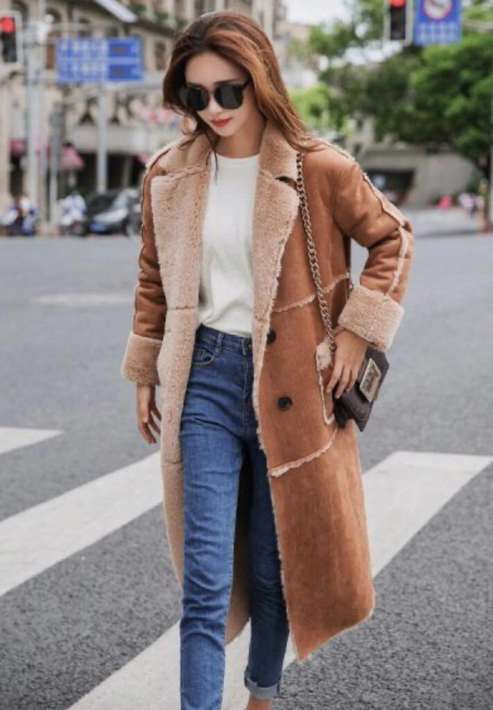 El gamulan es el tapado más trendy de este invierno 2023. Foto: Pinterest.