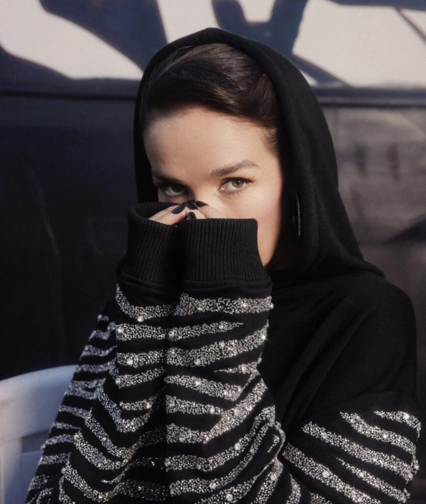 El look brilloso de Natalia Oreiro. Foto: Instagram.