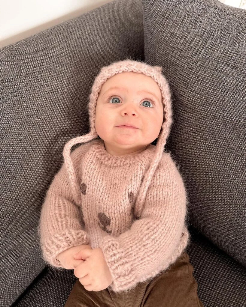 El look invernal de Vita, la hija de Cande Ruggeri