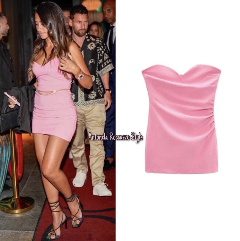 El look súper fashionista de Antonela Roccuzzo. Foto: Instagram.