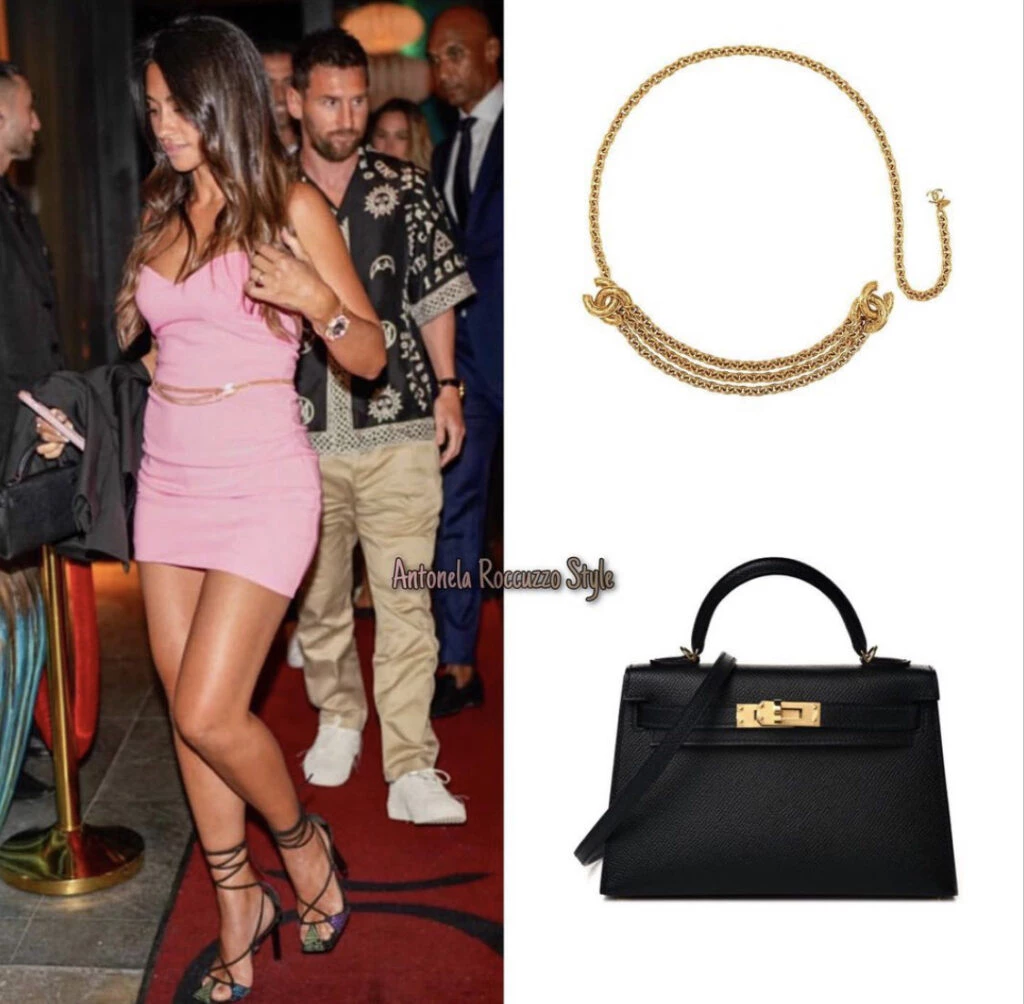 El look súper fashionista de Antonela Roccuzzo. Foto: Instagram.