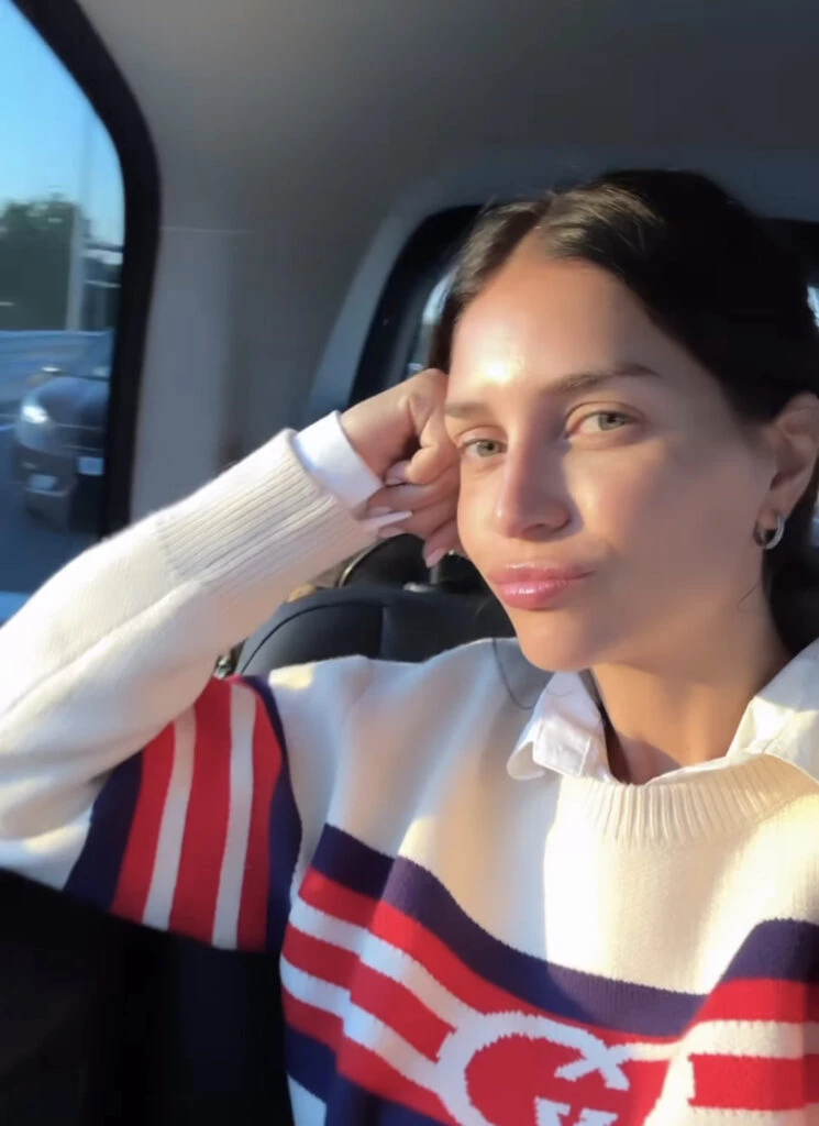 El look súper fashionista de Zaira Nara. Foto: Instagram.