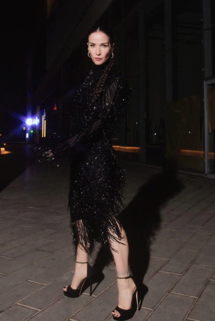 El look super fashionista que Natalia Oreiro llevó a Noche al Dente. Foto: Instagram.