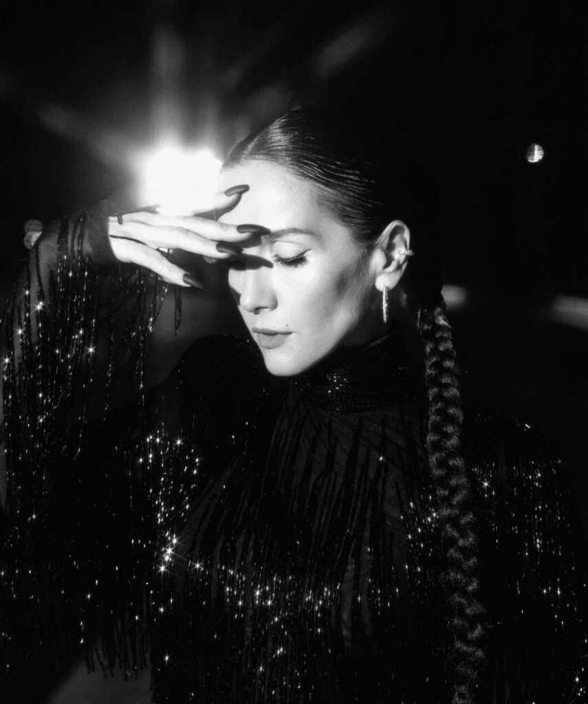 El look super fashionista que Natalia Oreiro llevó a Noche al Dente. Foto: Instagram.