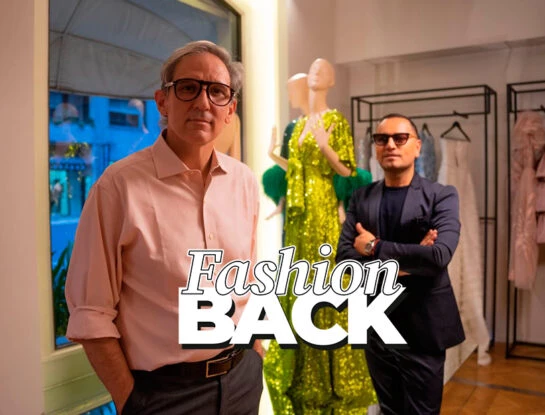 Fabián Medina Flores con Adrián Brown:"Me gusta poner paleta de color en las vidrieras"