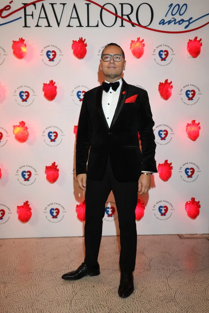 Fabián Medina Flores en la gala por los 100 años de René Favaloro en el Teatro Colón