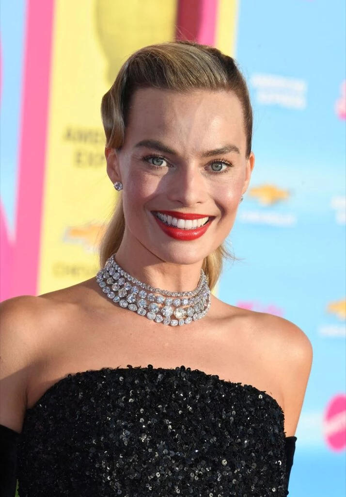 Margot Robbie en la premiere mundial de la película Barbie. Foto: Fotonoticias.