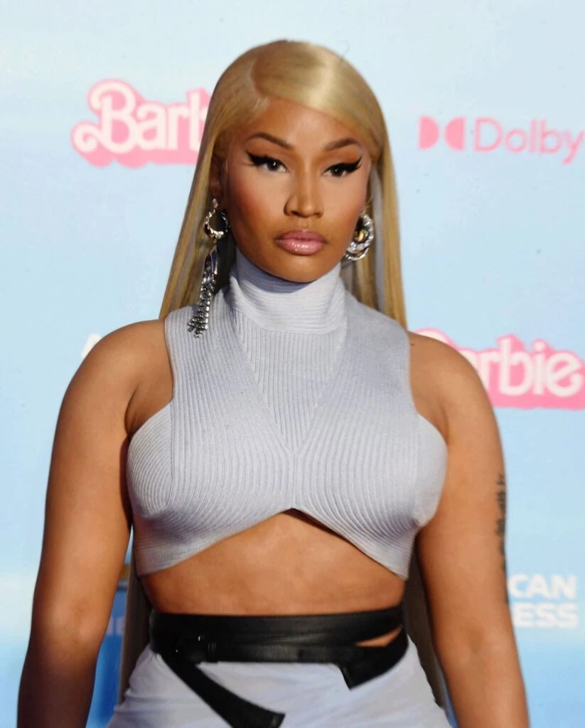 Nicki Minaj en la premiere mundial de la película Barbie. Foto: Fotonoticias.